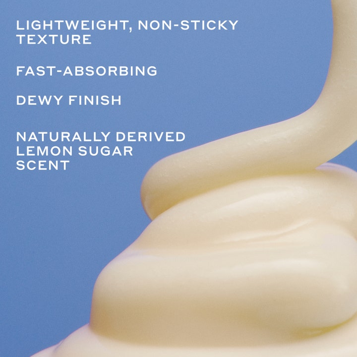 Ole Henriksen Double Rewind Retinol Serum 30 ml ger lyster med krämig textur och dewy finish mot blå bakgrund.