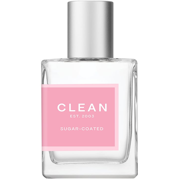 Clean Classic Sugar Coated Eau de Parfum 30 ml söt parfym dam i glasflaska med rosa etikett och silverlock