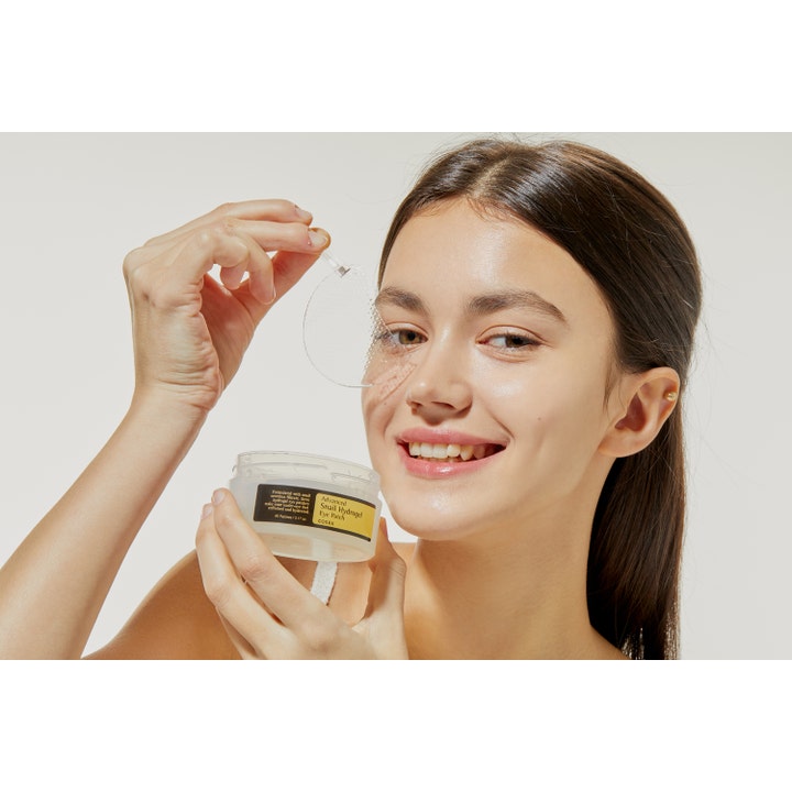 COSRX Advanced Snail Hydrogel Eye Patches 60 st återfuktande snigelmask som appliceras med pincett
