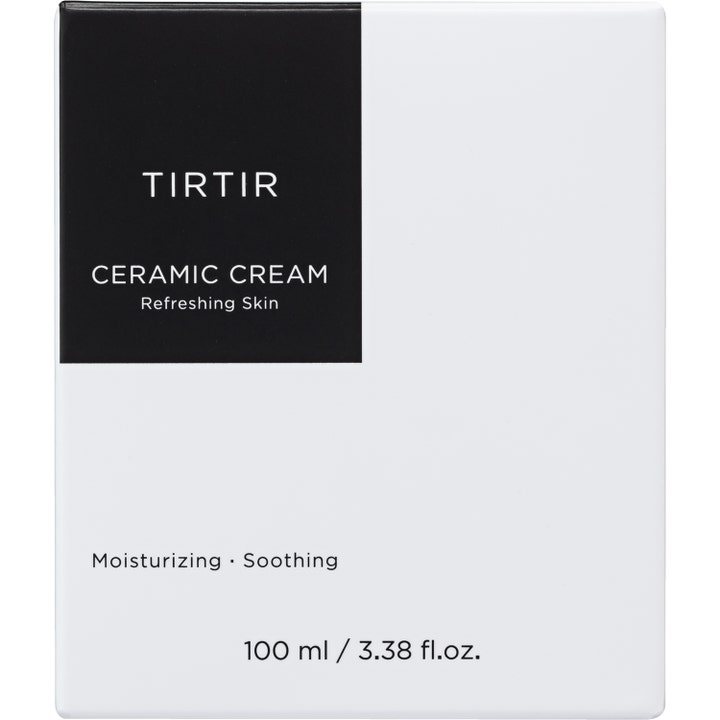 TIRTIR Ceramic Cream 100 ml fuktgivande ansiktskräm keramid i vit ytterförpackning med svart textfält