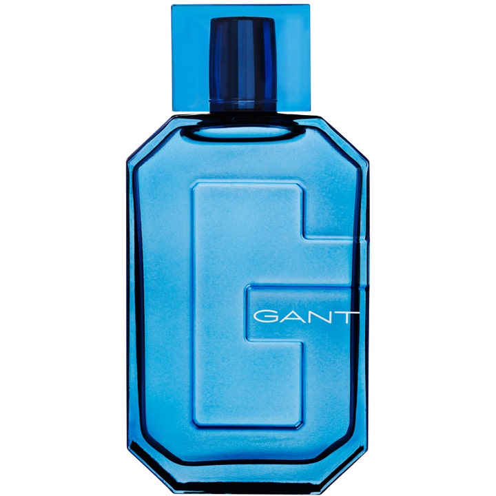 GANT Gant Eau de Toilette 50 ml fräsch parfym i en blå glasflaska med ett stort präglat G och blå kork