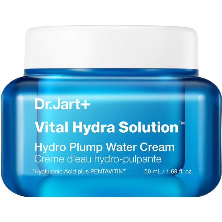 Dr.Jart+ Vital Hydra Solution Hydro Plump Water Cream 50 ml fuktgivande ansiktskräm med hyaluronsyra i blå glasburk