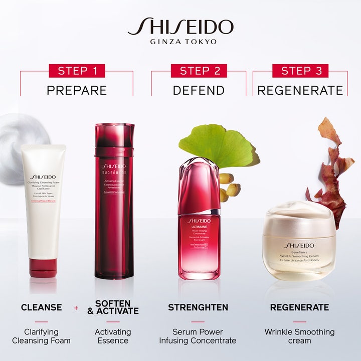 Shiseido Benefiance Wrinkle Smoothing Cream 50 ml rynkreducerande Benefiance dagkräm som steg 3 i en antiage Shiseido rutin