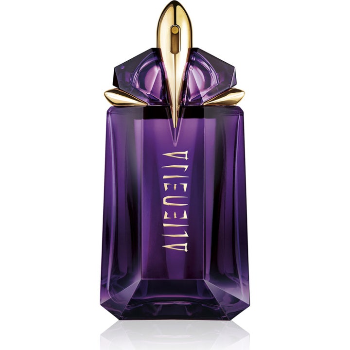 Mugler Alien Eau de Parfum 60 ml alien parfym dam i lila fasetterad glasflaska med guldfärgade detaljer