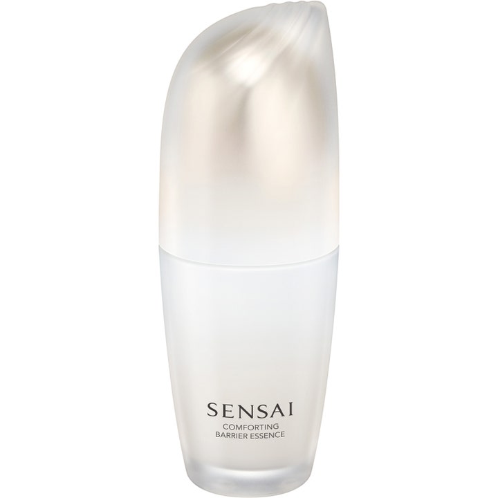 Sensai Comforting Barrier Essence 80ml lugnande serum som ska förstärka hudbarriär i frostat glas med pärlemorlyster