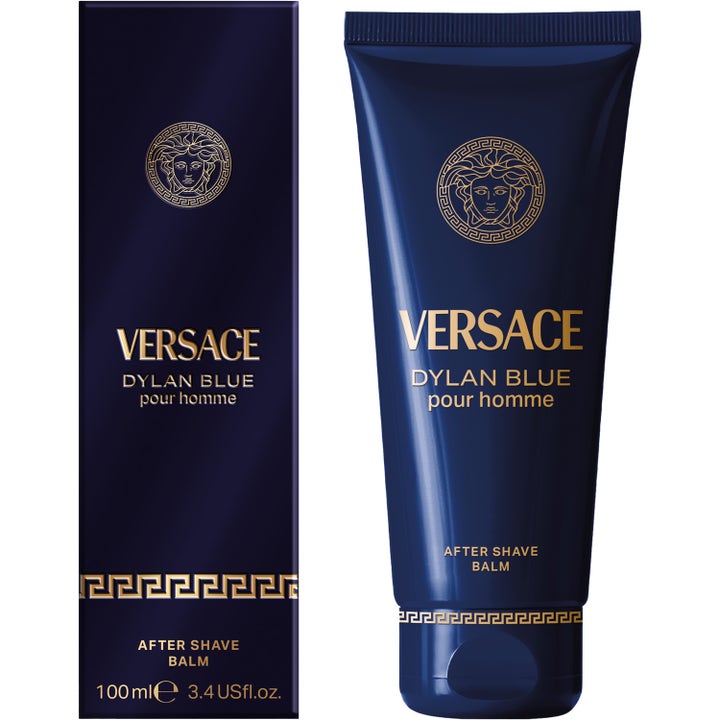 Versace Dylan Blue After Shave Balm 100 ml maskulin after shave balsam i mörkblå tub och ask med guldlogotyp