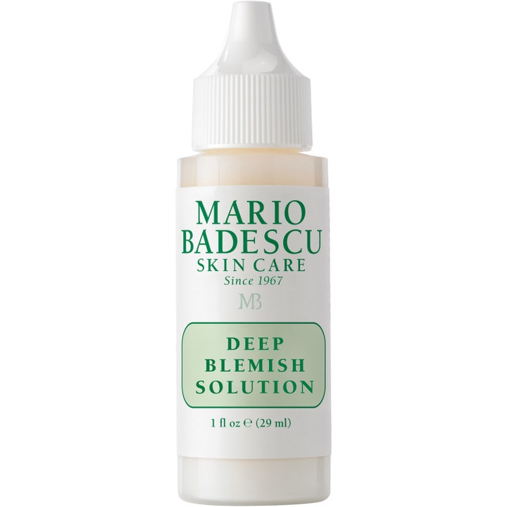 Mario Badescu Deep Blemish Solution 29 ml spotbehandling akne för blemmoreducering i vit plastflaska med pip
