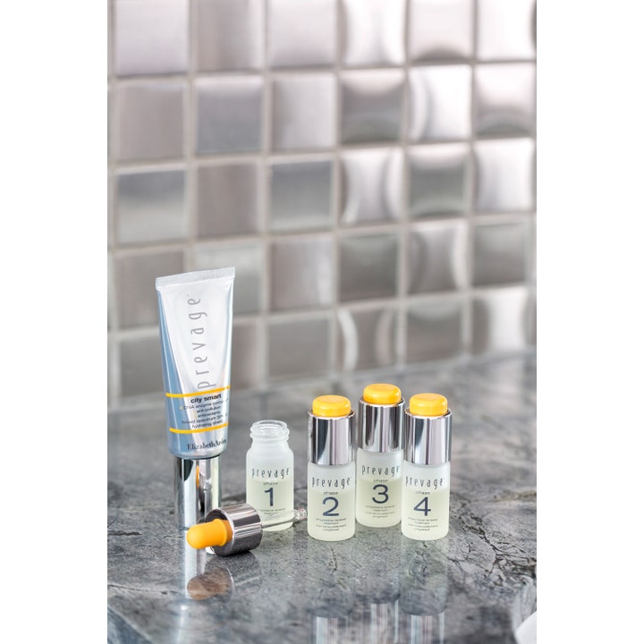 Elizabeth Arden Prevage Progressive Renewal Treatment 4x10ml antioxidant serum hudförnyelse i numrerade flaskor och tub
