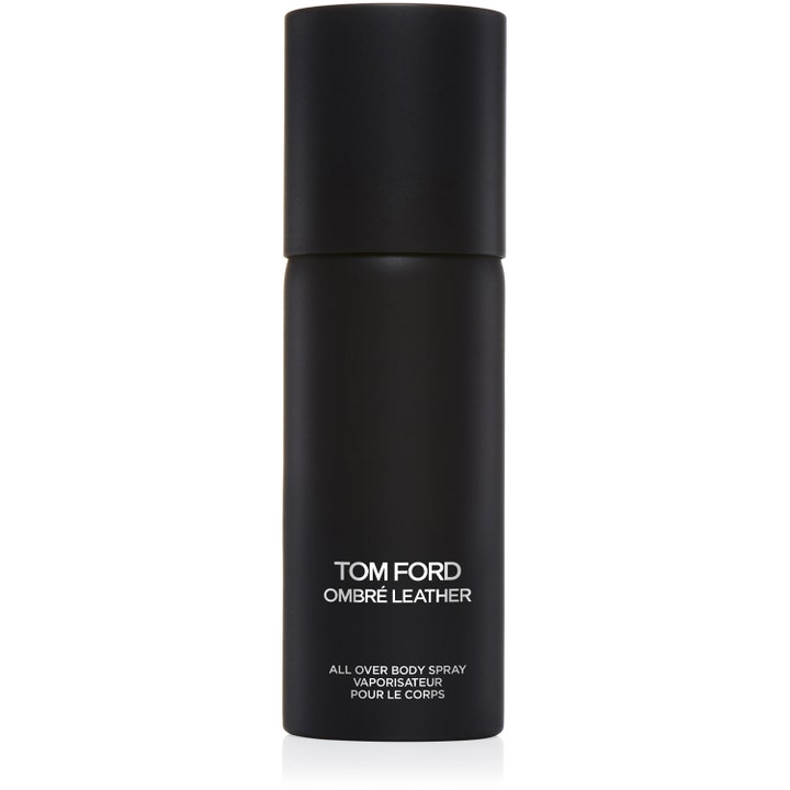 Tom Ford Ombré Leather 150 ml unisex body spray i en mattsvart flaska är en elegant läderparfym