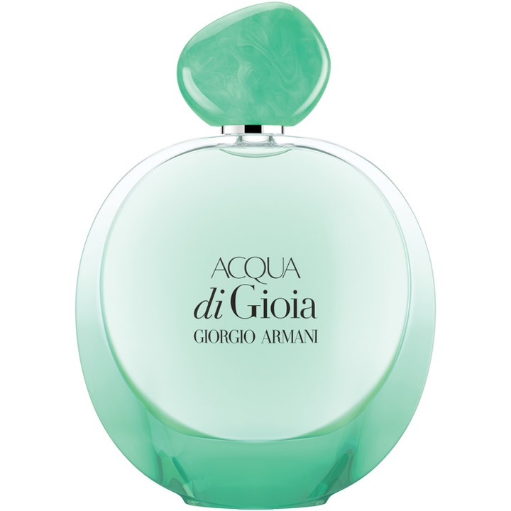 Armani Acqua Di Gio Absolu Intense 100 ml elegant parfym Armani dam i rund turkos glasflaska med grönt marmorerat lock