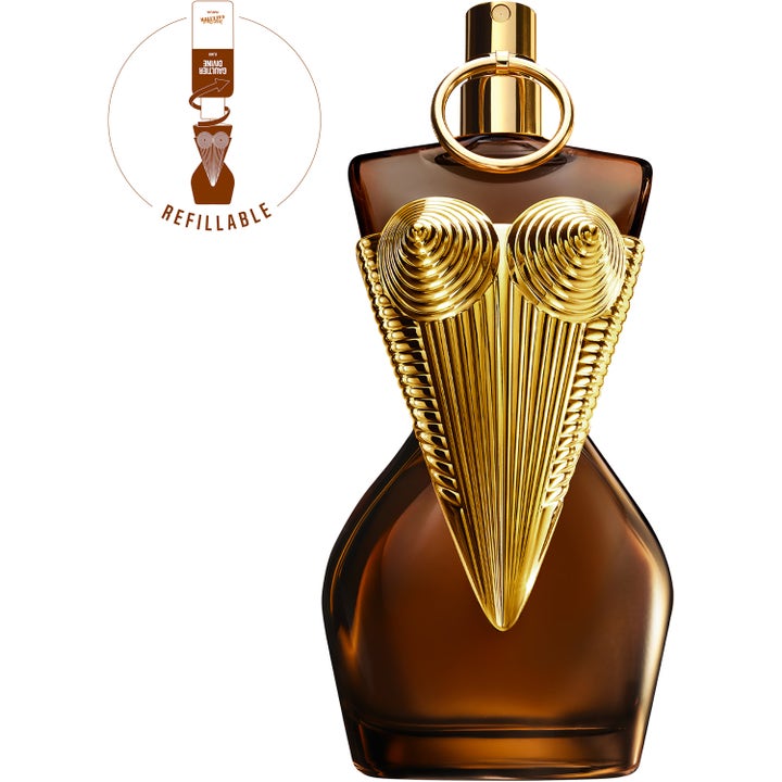 Jean Paul Gaultier Gaultier Divine Elixir Parfum 100ml parfym dam i bärnstensfärgad torsoflaska med guldkorsett