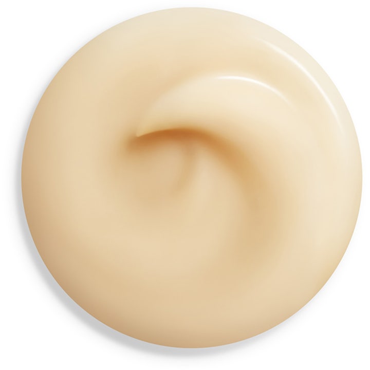 Shiseido Benefiance Overnight Wrinkle Resisting Cream 50 ml rynkreducerande nattkräm med mjuk ljusbeige texturklick