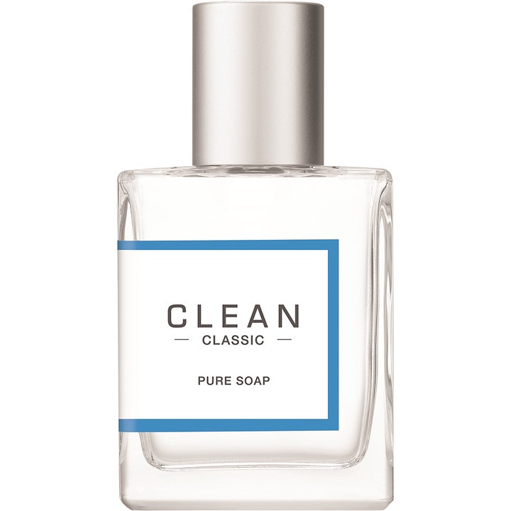 Clean Classic Pure Soap Eau de Parfum 30 ml clean fräsch doft i rektangulär glasflaska med silverfärgad kork