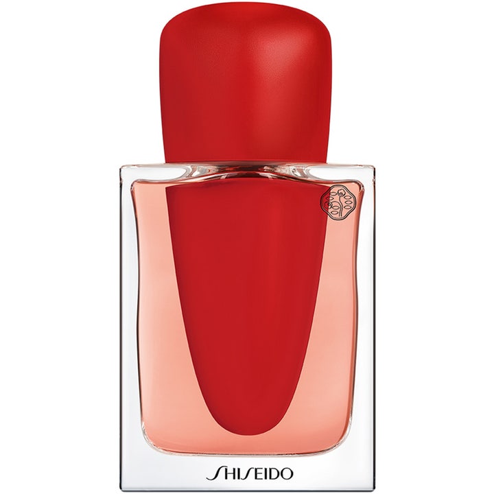 Shiseido Ginza Intense Eau de Parfum 30 ml Ginza parfym för kvinnor i en glasflaska med röd kärna och rött lock
