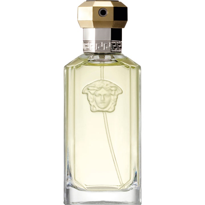 Versace The Dreamer 50ml eau de toilette i genomskinlig glasflaska med guldlock och präglat Medusa-huvud