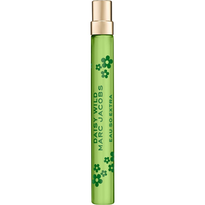 Marc Jacobs Daisy Wild Eau so Extra 10 ml parfym dam i en grön blommig travel spray med guldfärgat lock
