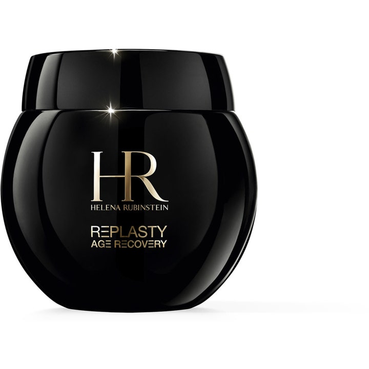 Helena Rubinstein Re-Plasty nattkräm anti-aging nattkräm för rynkreducering i en rund glansig svart burk med guldtext