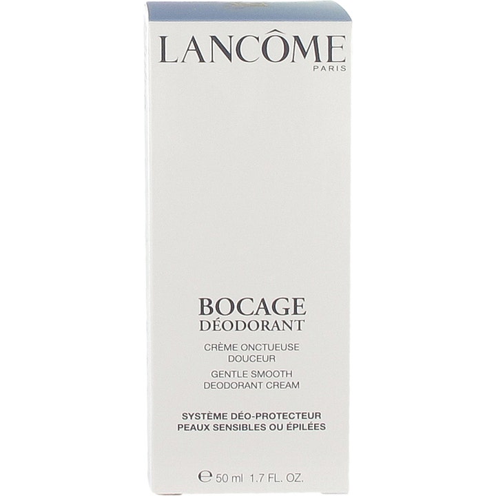Lancôme Bocage Deodorant Cream 50 ml deodorant kräm för känslig hudvård i vit ytterförpackning med blå detalj