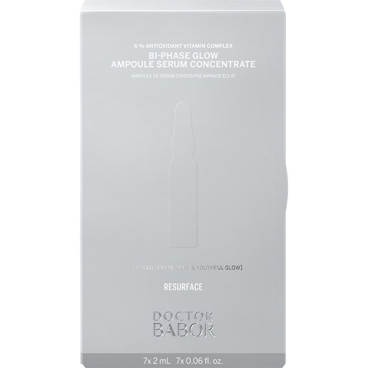 Doctor Babor Glow Bi-Phase Ampoule Serum 14 ml lystergivande serum i silverförpackning med antioxidant vitamin complex