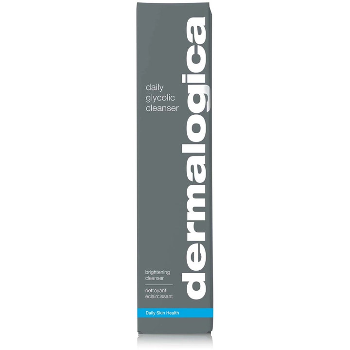 Dermalogica Daily Glycolic Cleanser 150 ml daglig glykolsyra rengöring i grå ytterförpackning ger jämn hudton.