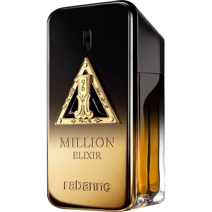 Rabanne 1 Million Night Elixir Parfum 50 ml intensiv herrparfym i guldtonad flaska med svart gradient och emblem