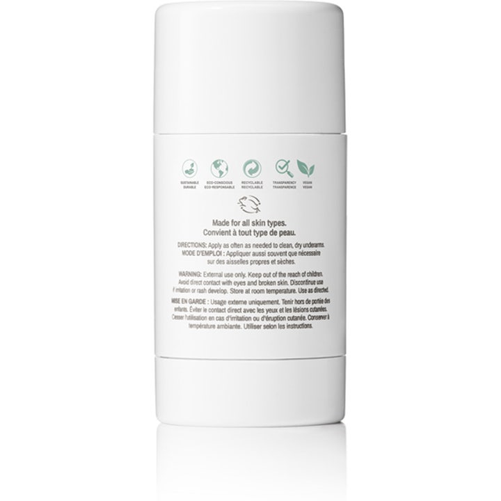 Clean Reserve Kakadu Plum Brightening Deostick 56 g i vit hylsa med symboler för vegansk och hållbar clean beauty.