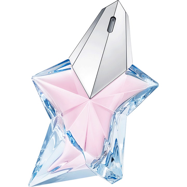 Mugler Angel Eau de Toilette 100 ml angel parfym gourmand i ikonisk stjärnformad flaska av blått glas med rosa vätska