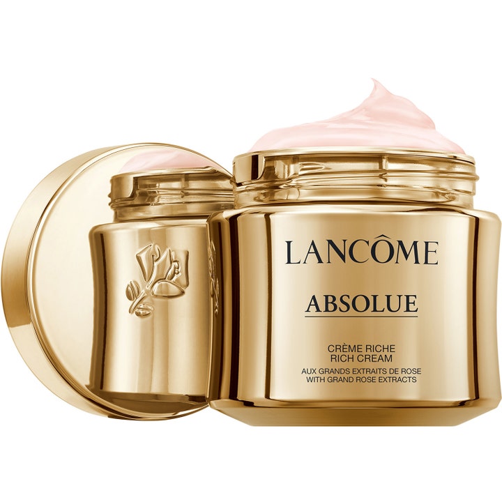 Lancôme Absolue Precious Cells Rich Cream 60 ml närande ansiktskräm i guldfärgad burk med rosa kräm