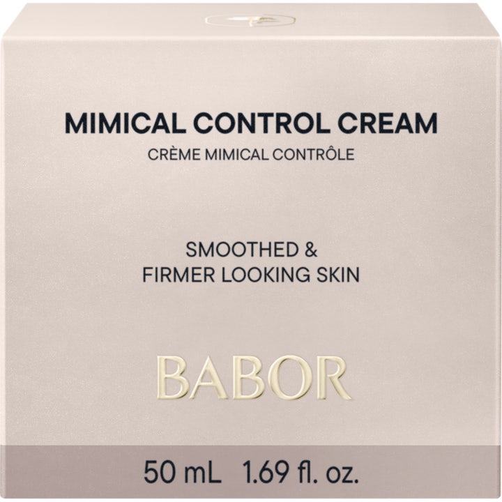 Babor Mimical Control Cream 50 ml utslätande dagkräm i vit ytterförpackning med texten Smoothing Firming
